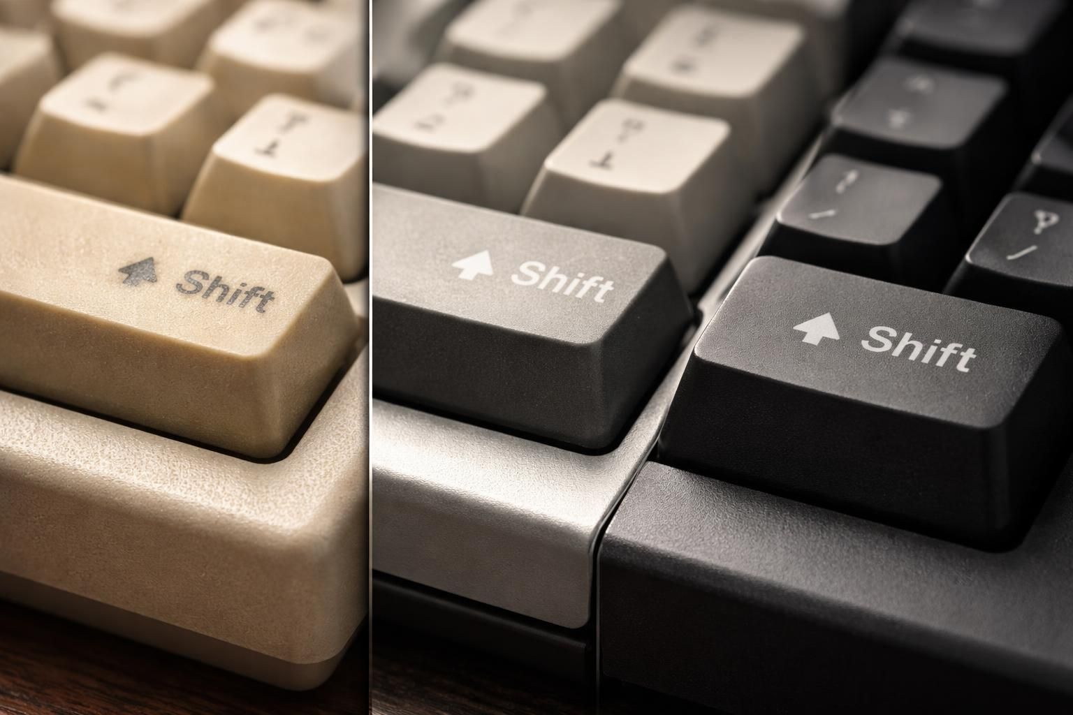 découvrez l'histoire et l'évolution de la touche shift sur les claviers azerty, de ses origines à son utilisation moderne.